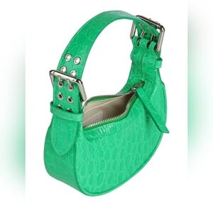 BY FAR Mini Soho bag In Green NWT